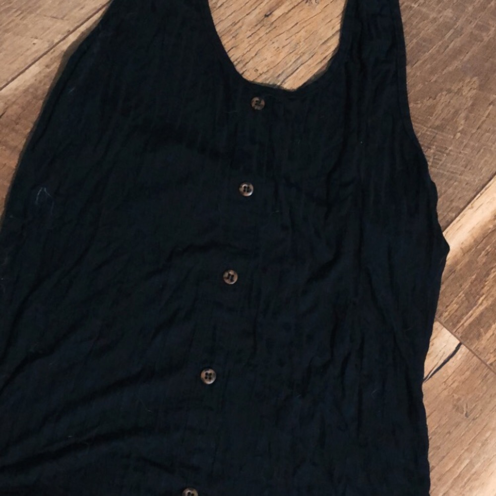 Black halter top